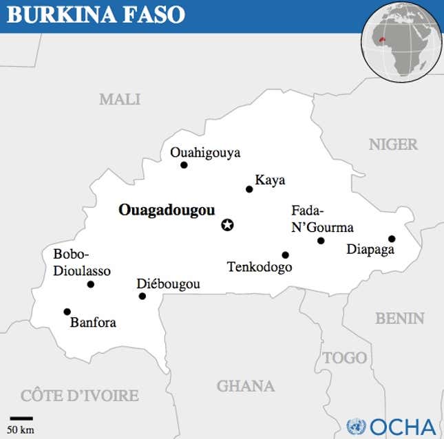 Image for article titled Burkina Faso, the hope of an “African Spring,” is in the middle of a military coup
