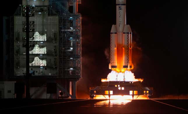 China’s Long March rocket was used to launch the spaceplane to orbit on December 14, 2023.