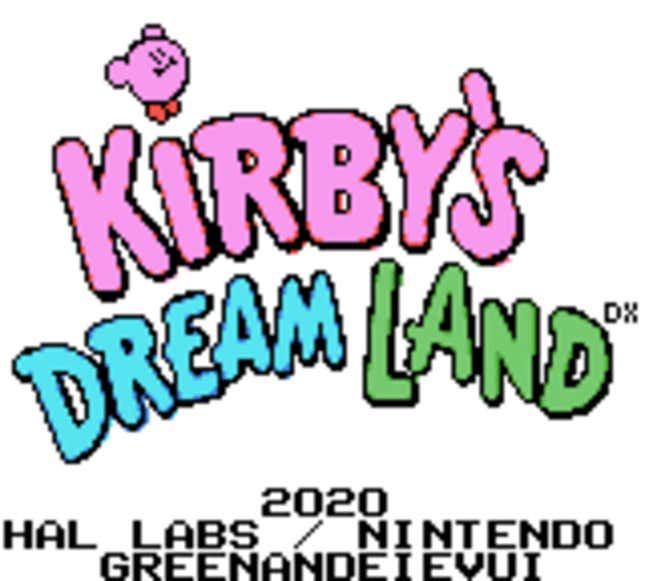 Kirby's Dream Land DX Screenshots and Videos - Kotaku