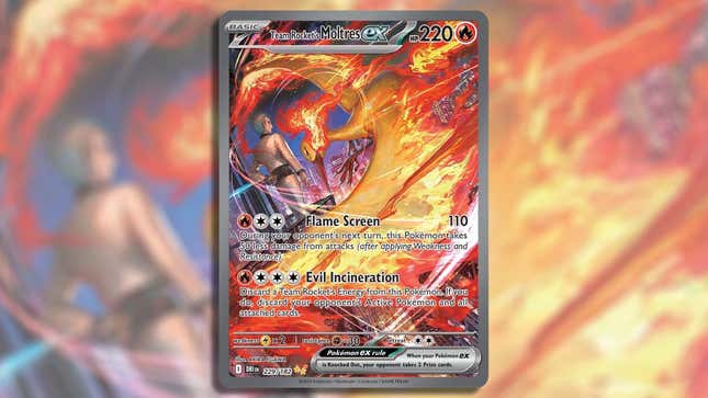 Team Rocket’s Moltres ex Special Illustration Rare