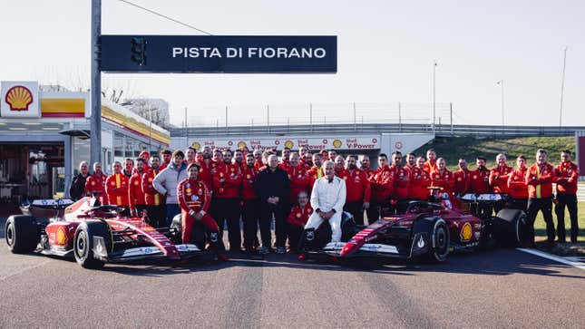 Image for article titled Carlos Sainz Celebrates His Final Day As A Ferrari Driver On Track With His Dad