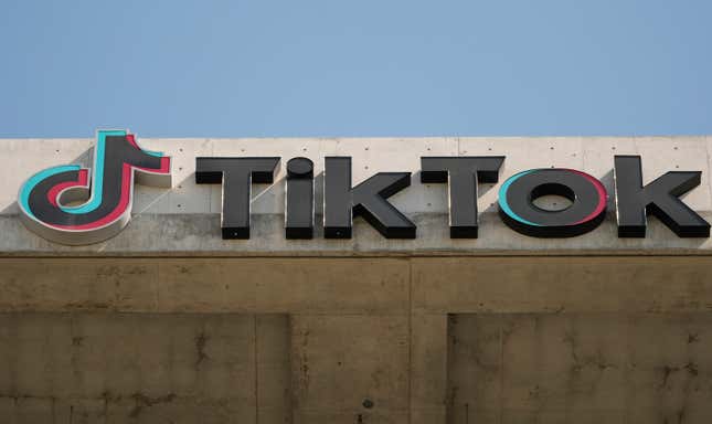 FILE - A TikTok sign is displayed on their building in Culver City, Calif., March 11, 2024. If it feels like TikTok has been around forever, that&#39;s probably because it has, at least if you&#39;re measuring via internet time. What&#39;s now in question is whether it will be around much longer — and if so, in what form. (AP Photo/Damian Dovarganes, File)