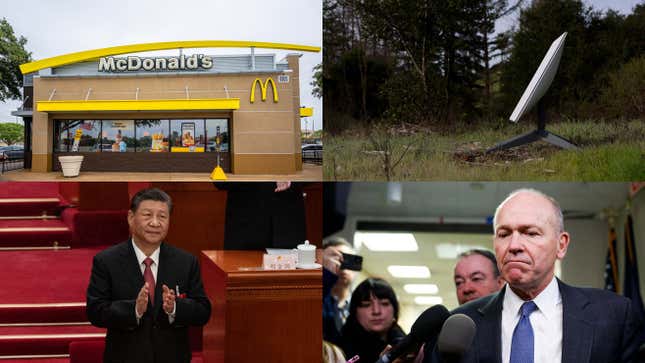 Image de l'article intitulé McDonald’s et Krispy Kreme, Internet d’Elon Musk et le PDG de Boeing sont absents&amp;#xa0;: tour d’horizon de l’actualité économique