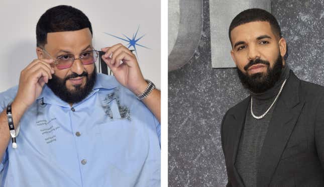 Image for article titled DJ Khaled Can’t Contain Excitement Over Drake’s Very Special Gift