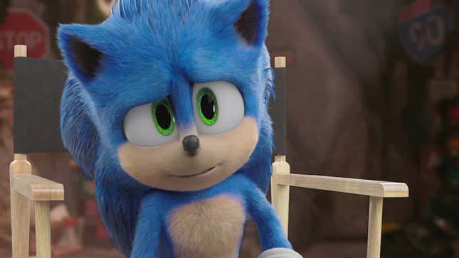 Sonic looked at something off the screen.