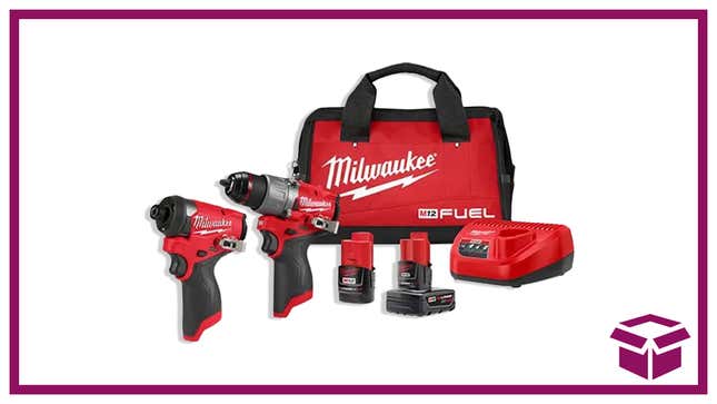Image for article titled Does Dad Need a New Tools? Surprise Him With 59% Off a Milwaukee Combo Kit