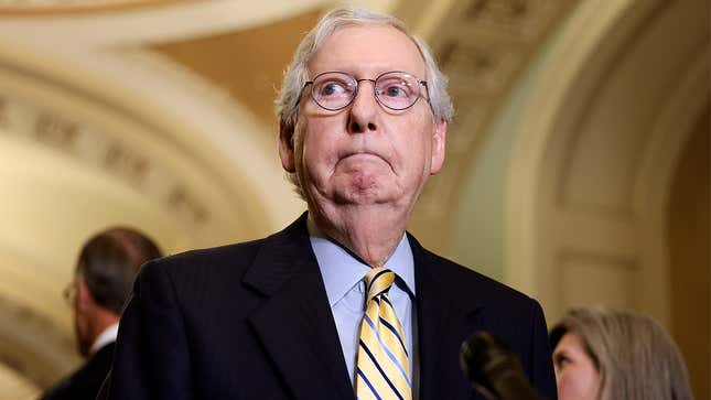Image for article titled Mitch McConnell Donates Body To Lobbyists For Research