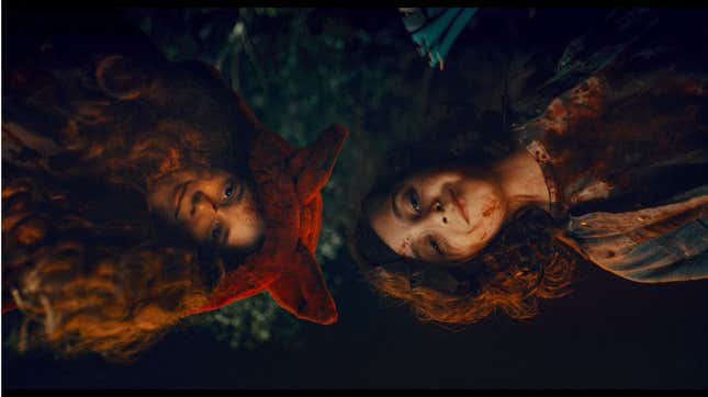 (L-R) Briella Guiza as Lucy and David Mattle as Spencer in the supernatural horror/thriller, THERE’S SOMETHING WRONG WITH THE CHILDREN, a Paramount Home Entertainment and MGM+ release.