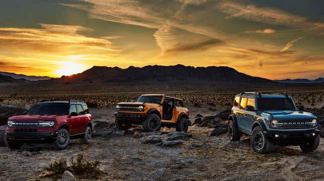 Image for article titled Ford Thinks It Will Convert Over 75 Percent Of Bronco Reservations To Sales