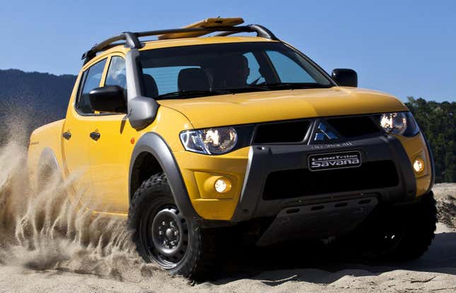 Image for article titled Give It Up For The 2006 Mitsubishi L200, The Toy Truck That Helped Mitsubishi Conquer Dakar