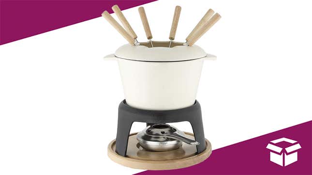 Image for article titled Host The Best Dinner Parties With this Cast Iron Fondue Pot, Now 41% Off