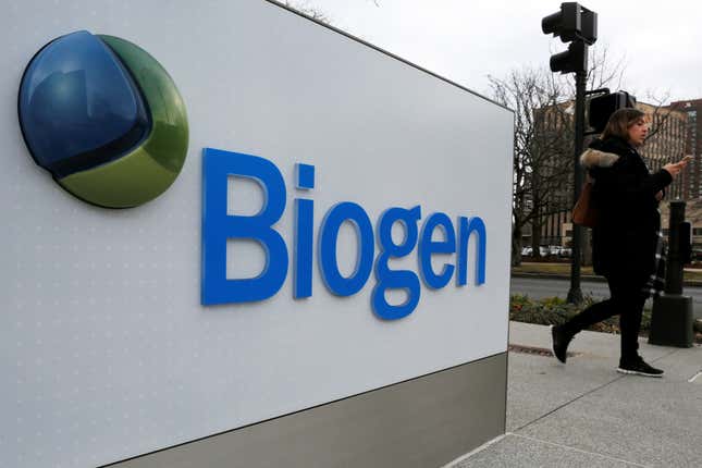 Le bénéfice net de Biogen a augmenté de plus de 1,4 % au cours des trois mois se terminant le 31 mars, pour atteindre 393 millions de dollars.