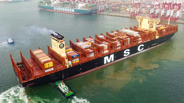 The 15 Biggest Container Ships in Service Right Now