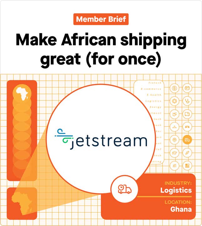 Image for article titled ✦ Make African shipping great (for once)