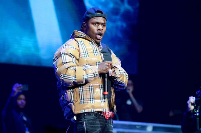 DaBaby performs onstage during the Power 105.1 Powerhouse concert on October 26, 2019 in Newark, New Jersey.