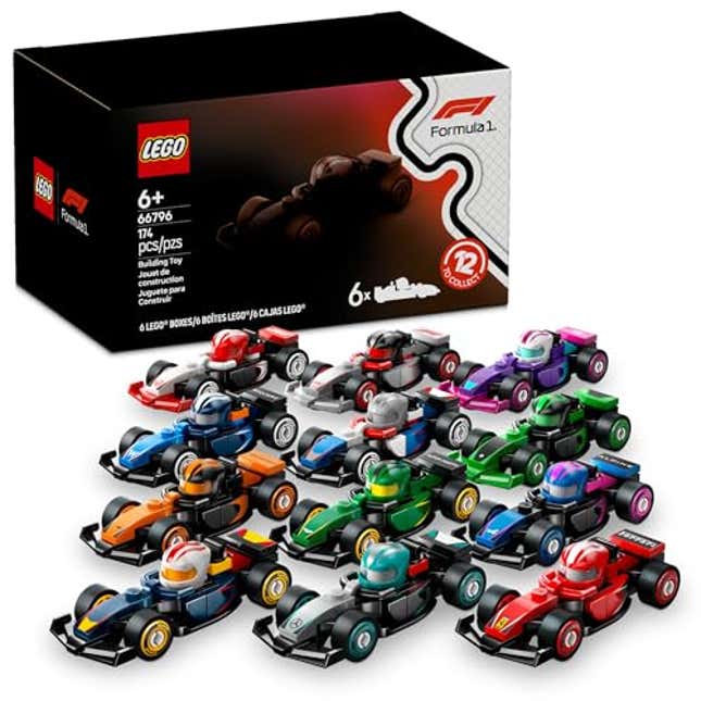 Image for article titled LEGO F1 Collectible Race Cars 6 Pack, Now 33% Off