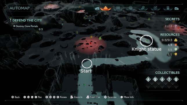 A screenshot of a map shows the location of a lion.