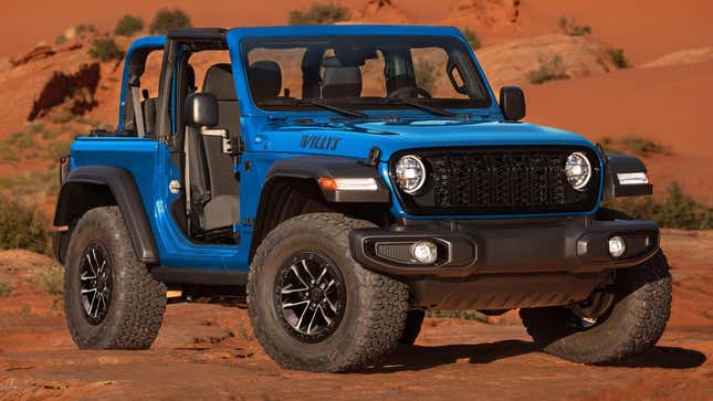 Image for article titled 2025 Jeep Wrangler’s V6 Is Now Manual Only, Power Door Locks And Windows Are Standard