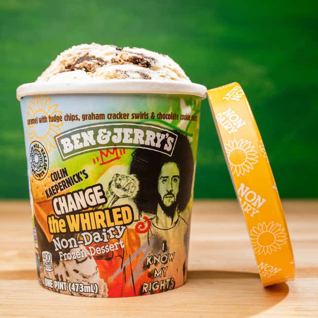 Image for article titled Colin Kaepernick and Ben &amp; Jerry&#39;s Are Here to &#39;Change the Whirled&#39;