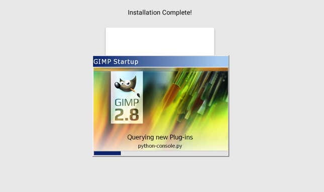 That’s GIMP running on Chrome OS.