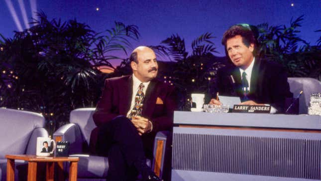 Jeffrey Tambor and Garry Shandling in The Larry Sanders Show 
