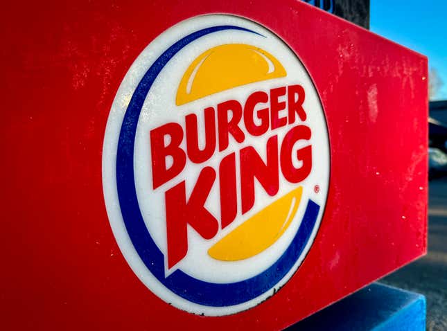 A Burger King in Ilminster, England. 