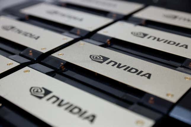 Image for article titled Nvidia is walking a tightrope on China chip sales