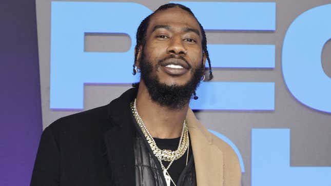 SANTA MONICA, CALIFORNIA - DECEMBER 07: Iman Shumpert attends the 47th Annual People’s Choice Awards at Barker Hangar on December 07, 2021 in Santa Monica, California. (Photo by Amy Sussman/Getty Images,)