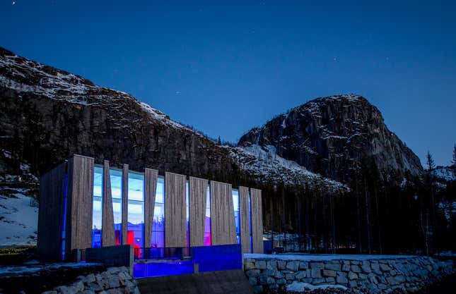 Image for article titled This Norwegian power station isn’t just green—it’s beautiful