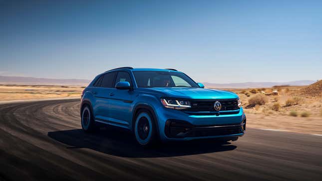 Image for article titled VW Shoved The Golf R Engine In The Atlas Cross Sport To Create The Atlas Cross Sport GT Concept