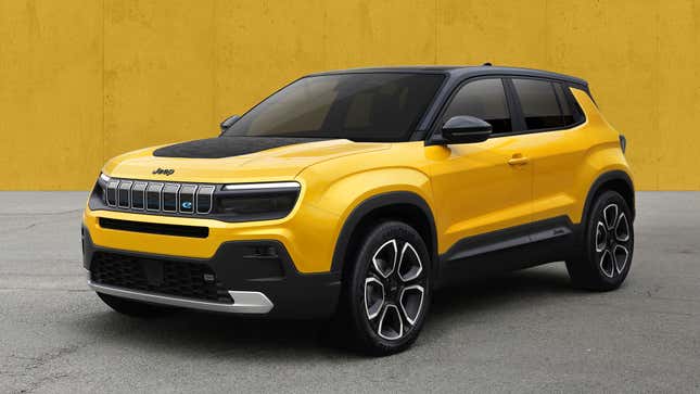The 2023 Jeep “B-SUV,” which you will not see in Detroit.