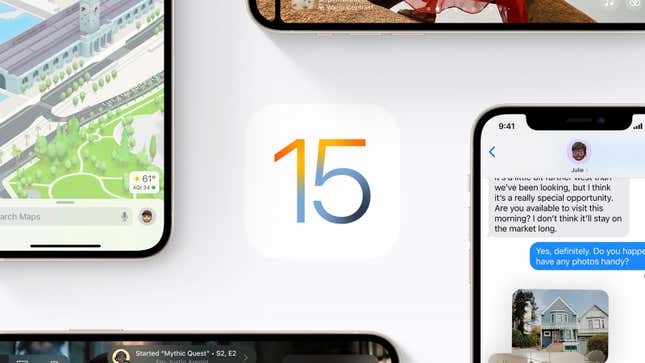 Not every feature in iOS 15 will reach every compatible iPhone.