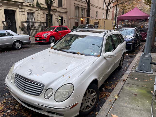 Cars on the streets of New York.