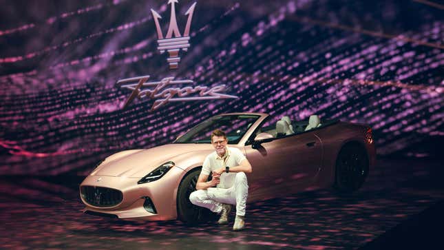 Fotografia Klausa Bussea, šéfa dizajnu v Maserati.