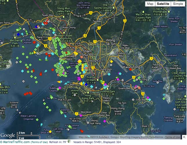 ships hong kong port strike