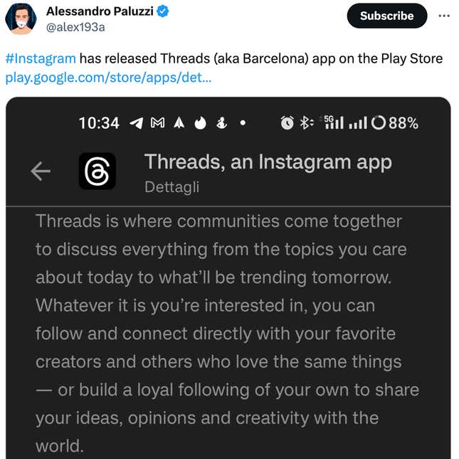 Image for article titled Where the Hell Is Instagram’s Twitter Clone?