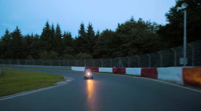 Image for article titled This Maniac&#39;s Lap Of The Nürburgring In A Peel P50 Is The Most Absurd Thing You&#39;ll See Today