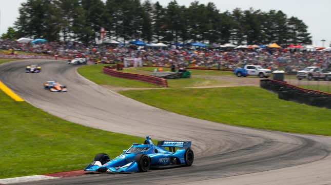 Alex Palou at IndyCar’s 2021 Mid-Ohio event.