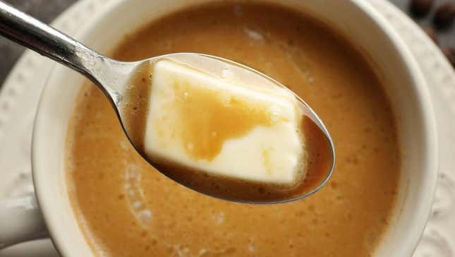 Coffee with butter 