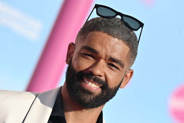  Kingsley Ben-Adir attends the World Premiere of “Barbie” at Shrine Auditorium and Expo Hall on July 09, 2023 in Los Angeles, California.