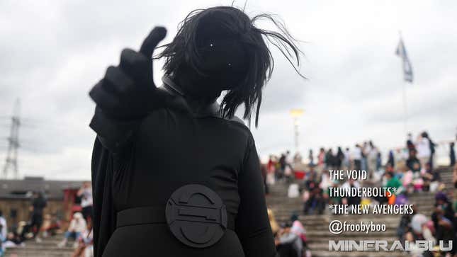 A photograph of a cosplayer at London's MCM Expo
