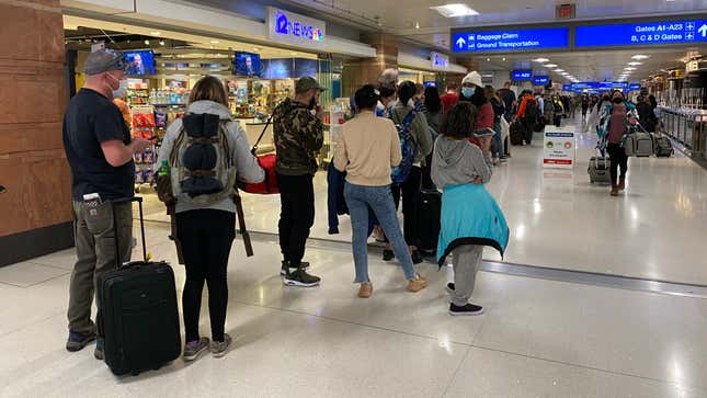 Image for article titled Anger, Sadness And Sleeping With Roaches: The Nightmare Of Getting Stranded At An Airport