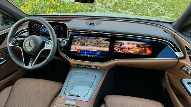 Interior of the Mercedes-Benz E350