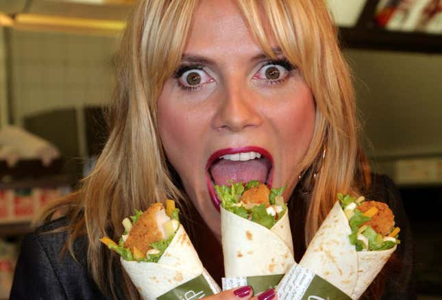 Sorry, Heidi—those wraps are long gone