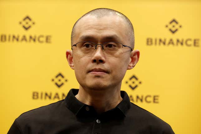 Image for article titled Binance&#39;s founder has been sentenced to 4 months in prison for money laundering