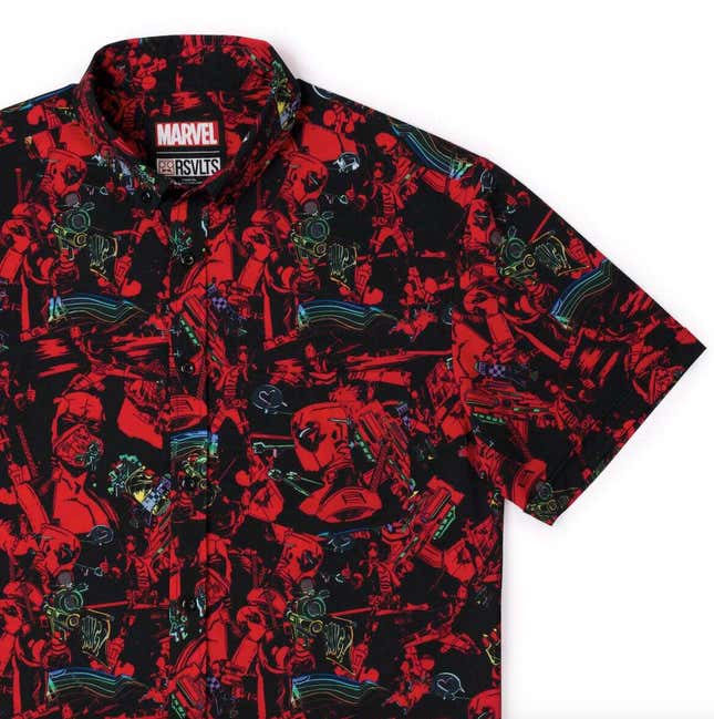 Image for article titled Deadpool and Godzilla Headline Latest RSVLTS Fashion Collection