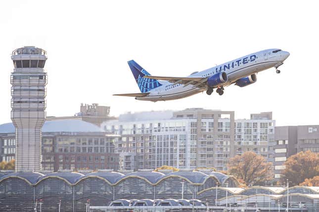 Un avion de United Airlines