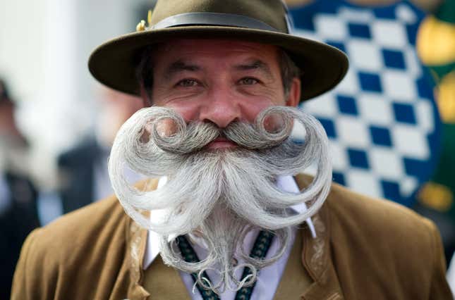 Image for article titled Photos: Prize-winning facial hair from the 2015 World Beard and Moustache Championship