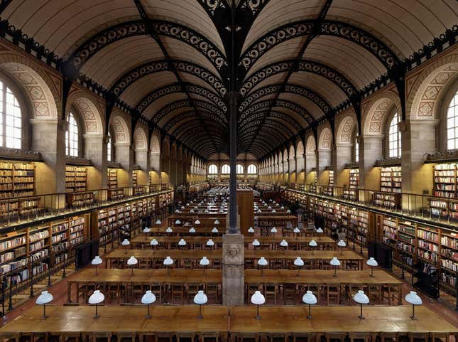 Sainte-Geneviève library, Paris, France