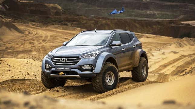 This modified Hyundai Tucson 'Beast' is in the new Uncharted movie